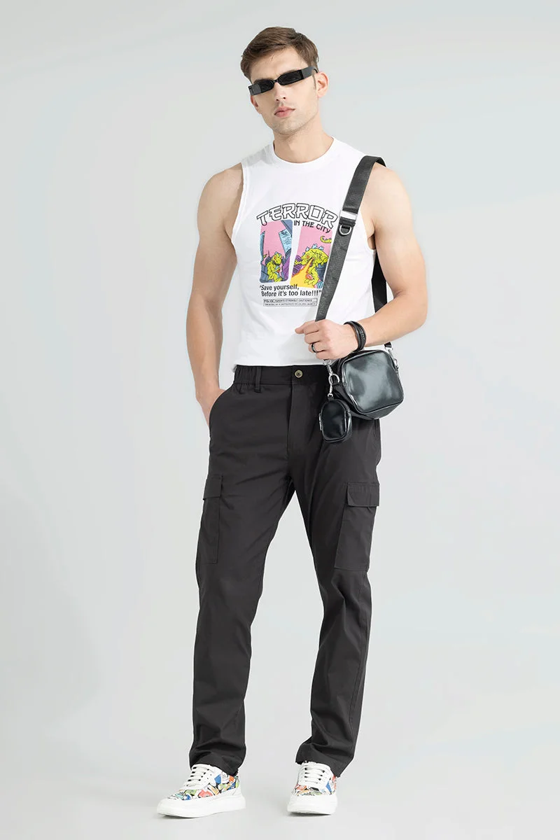 سنيتش Everett Black Cargo Pant